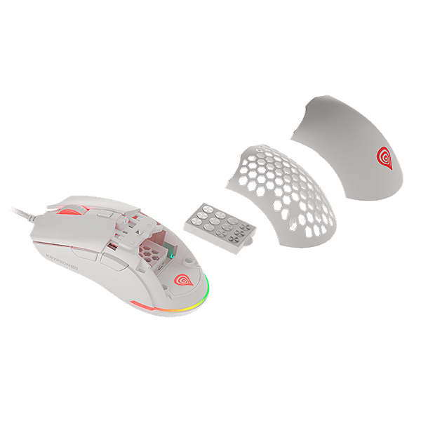 Genesis Krypton 750 8000 DPI RGB White  Ratón