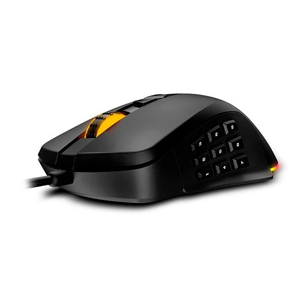 Krom Kammo MMO RGB negro  Ratón