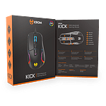 Krom Kick  Ratón Gaming RGB Sensor Óptico 12000 DPI 7 botones