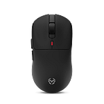 Krom Klever Gaming | Ratón inalámbrico Superlight Sensor Óptico 6 Botones 10000 DPI Black