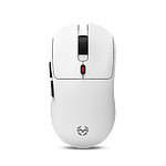 Krom Klever Gaming | Ratón inalámbrico Superlight Sensor Óptico 6 Botones 10000 DPI White