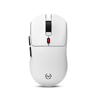 Krom Klever Gaming | Ratón inalámbrico Superlight Sensor Óptico 6 Botones 10000 DPI White