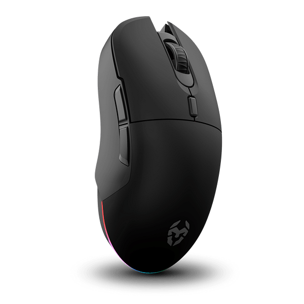 Krom Komet RGB  Ratón inalámbrico Sensor Óptico 8 Botones 2400 DPI