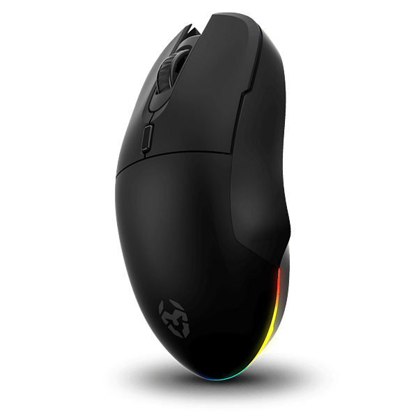 Krom Komet RGB  Ratón inalámbrico Sensor Óptico 8 Botones 2400 DPI