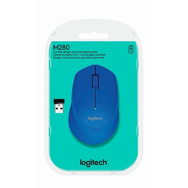 Logitech M280 azul Wireless   Ratón