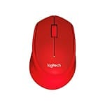 Logitech M330 Silent Plus rojo - Ratón