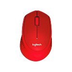 Logitech M330 Silent Plus rojo - Ratón