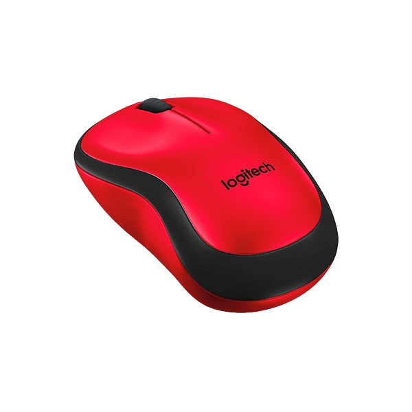 Logitech M220 Silent Rojo  Ratón
