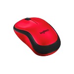 Logitech M220 Silent Rojo  Ratón