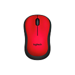 Logitech M220 Silent Rojo  Ratón