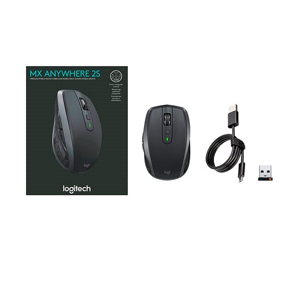 Logitech MX Anywhere 2S grafito Bluetooth  Wireless  Ratón