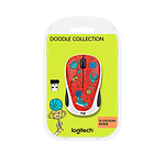Mouse logitech m238 optico wireless doodle collection