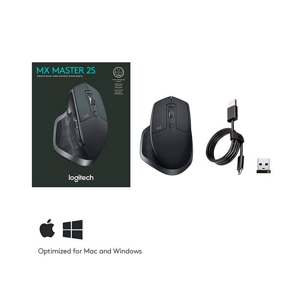 Logitech MX Master 2S Wireless grafito  Ratón