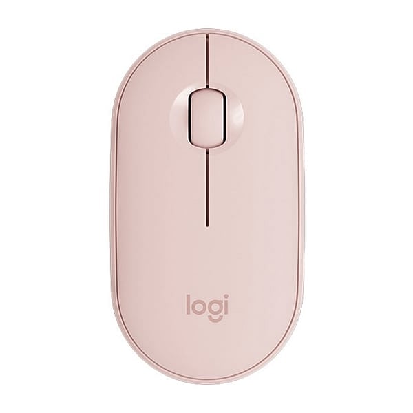 Logitech Pebble M350 Óptico Bluetooth Rosa  Ratón