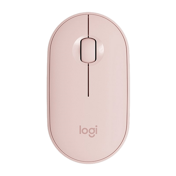 Logitech Pebble M350 Óptico Bluetooth Rosa  Ratón