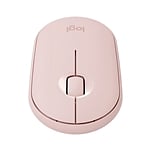 Logitech Pebble M350 Óptico Bluetooth Rosa  Ratón