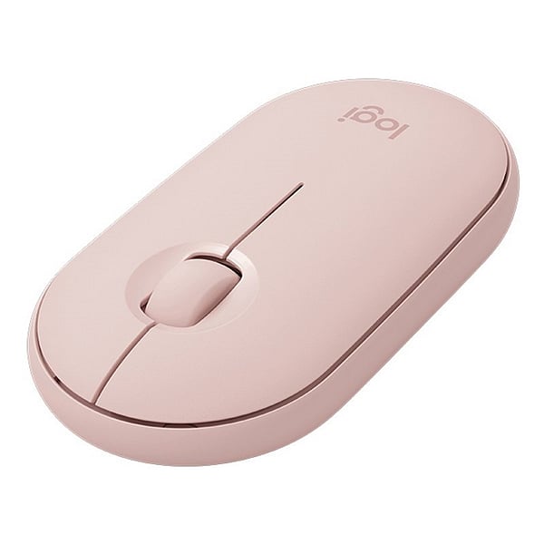 Logitech Pebble M350 Óptico Bluetooth Rosa  Ratón