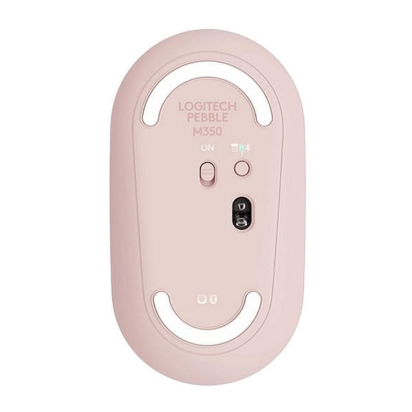 Logitech Pebble M350 Óptico Bluetooth Rosa  Ratón
