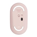 Logitech Pebble M350 Óptico Bluetooth Rosa  Ratón