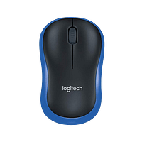 Logitech M185 Azul | Ratón Inalámbrico Ambidiestro Sensor Óptico 1000 DPI Conectividad 2.4GHz Windows macOS