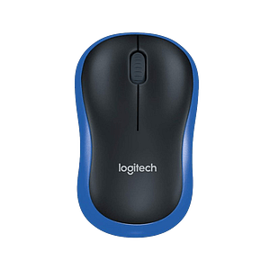 Logitech M185 Azul  Ratón Inalámbrico Ambidiestro Sensor Óptico 1000 DPI Conectividad 24GHz Windows macOS