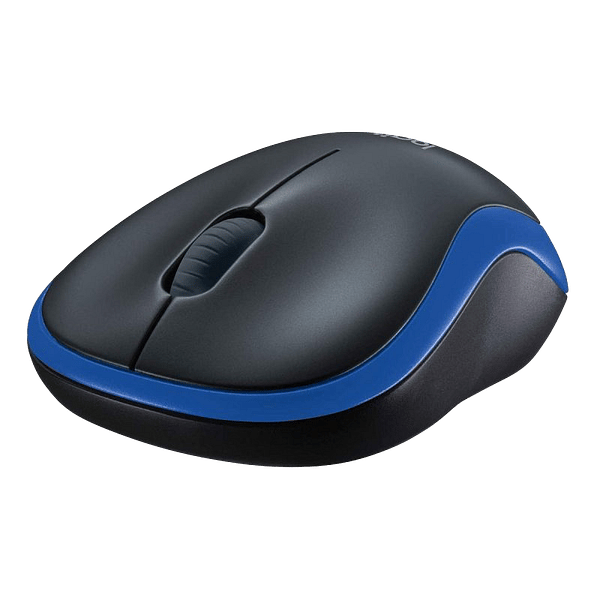 Logitech M185 Azul  Ratón Inalámbrico Ambidiestro Sensor Óptico 1000 DPI Conectividad 24GHz Windows macOS