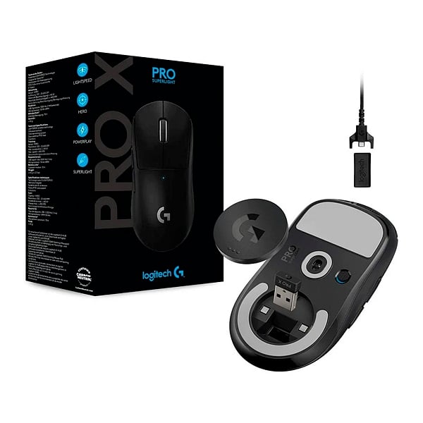 Logitech G Pro X Superlight Wireless Gaming Negro  Ratón