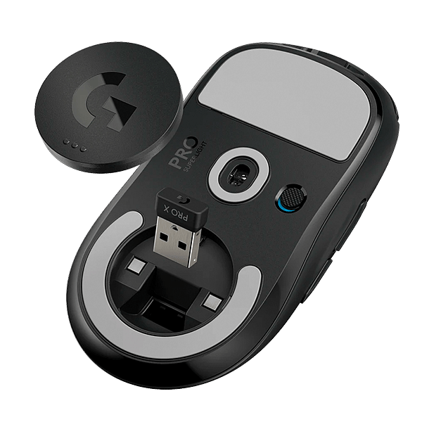 Logitech G Pro X Superlight para Gaming 5 botones Sensor Óptico HERO 25K 25600 DPI  Ratón Inalámbrico