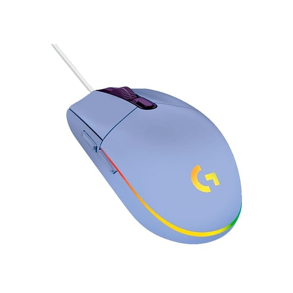 Logitech Gaming Mouse G203 LightSync 8000dpi Lila  Ratón