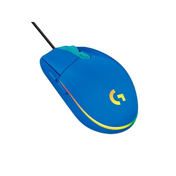 Logitech Gaming Mouse G203 LightSync 8000dpi Azul  Ratón