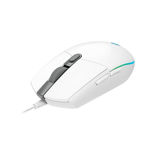 Logitech Gaming Mouse G203 LightSync 8000dpi Blanco  Ratón