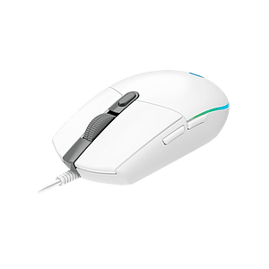 Logitech Gaming Mouse G203 LightSync 8000dpi Blanco  Ratón