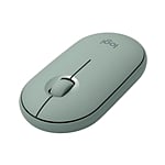 Logitech Pebble M350 Óptico Bluetooth Eucalipto  Ratón