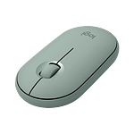 Logitech Pebble M350 Óptico Bluetooth Eucalipto  Ratón