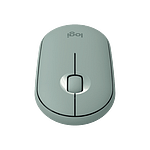 Logitech Pebble M350 Óptico Bluetooth Eucalipto  Ratón