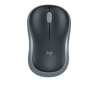 Logitech M185 Gris | Ratón Inalámbrico Ambidiestro Sensor Óptico 1000 DPI Conectividad 2.4GHz Windows macOS