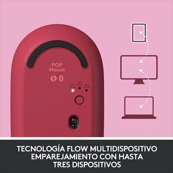 Logitech POP Mouse Emoji Heartbreaker Rose  Ratón