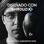 Logitech G303 Shroud Edition Edition Black  Ratón