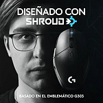 Logitech G303 Shroud Edition Edition Black  Ratón