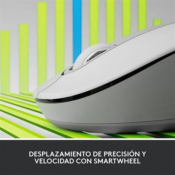 Logitech M650 Signature Grande Blanco  Ratón