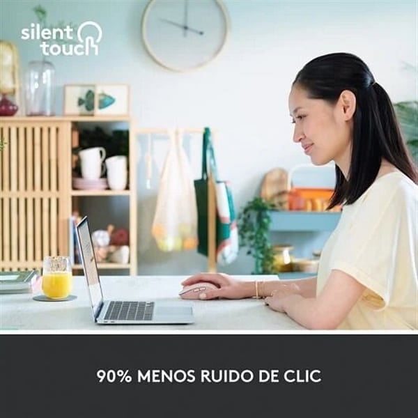 Logitech M650 Signature Mediano Rosa  Ratón