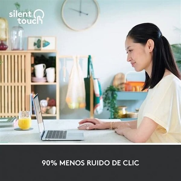 Logitech M650 Signature Grande Rosa  Ratón