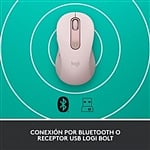 Logitech M650 Signature Grande Rosa  Ratón