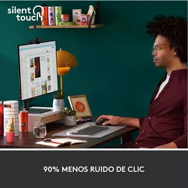 Logitech M650 Signature Grande Grafito  Ratón