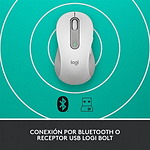 Logitech M650 Signature L Left Blanco  Ratón