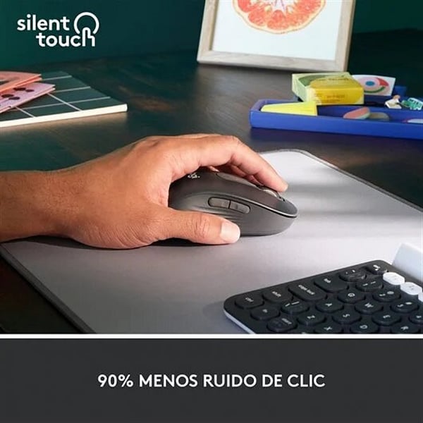 Logitech M650 Signature L Left Grafito  Ratón
