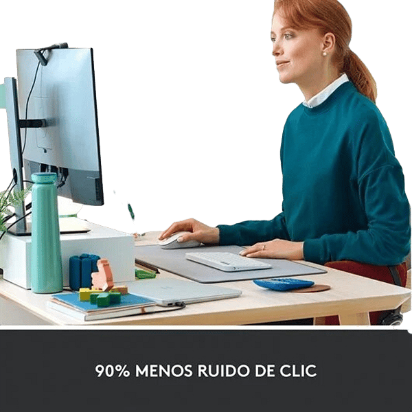 Logitech M650 Signature Mediano Blanco Ratón