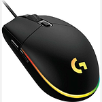 Logitech G102 Lightsync RGB  Ratón Gaming 8000 DPI 6 Botones Sensor Óptico USB Black