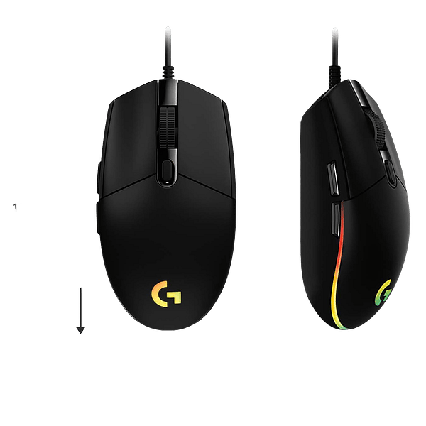 Logitech G102 Lightsync RGB  Ratón Gaming 8000 DPI 6 Botones Sensor Óptico USB Black