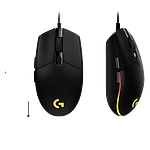 Logitech G102 Lightsync RGB  Ratón Gaming 8000 DPI 6 Botones Sensor Óptico USB Black